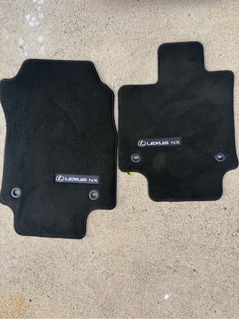 2025-2026 Lexus NX 350 Black Carpet Floor Mat for front seat